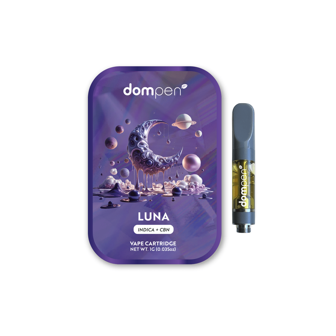 DomPen | Vape Cart | 1g | CBD/THC/CBN | Luna