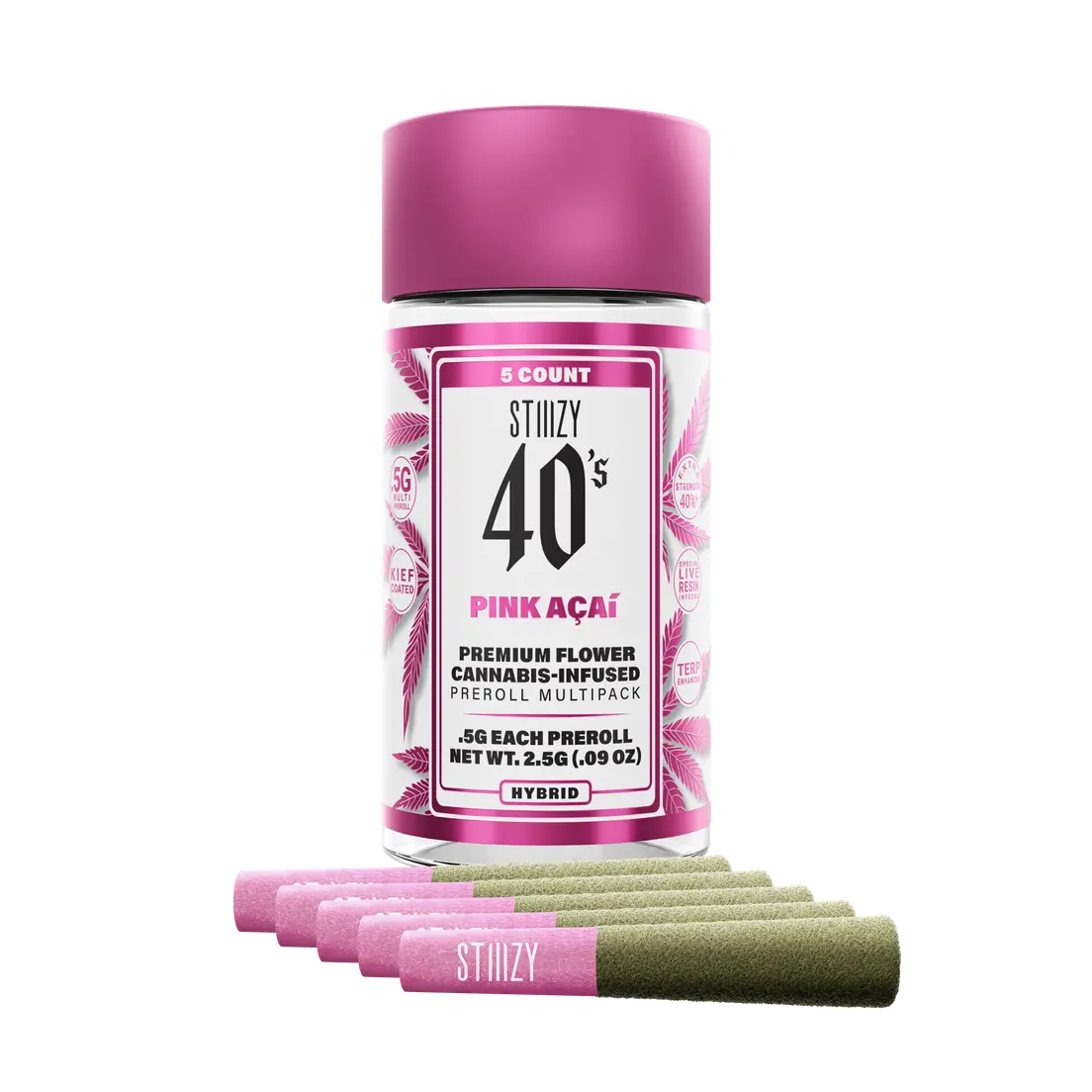 .5G 40S PREROLL MULTI PACK - PINK ACAI