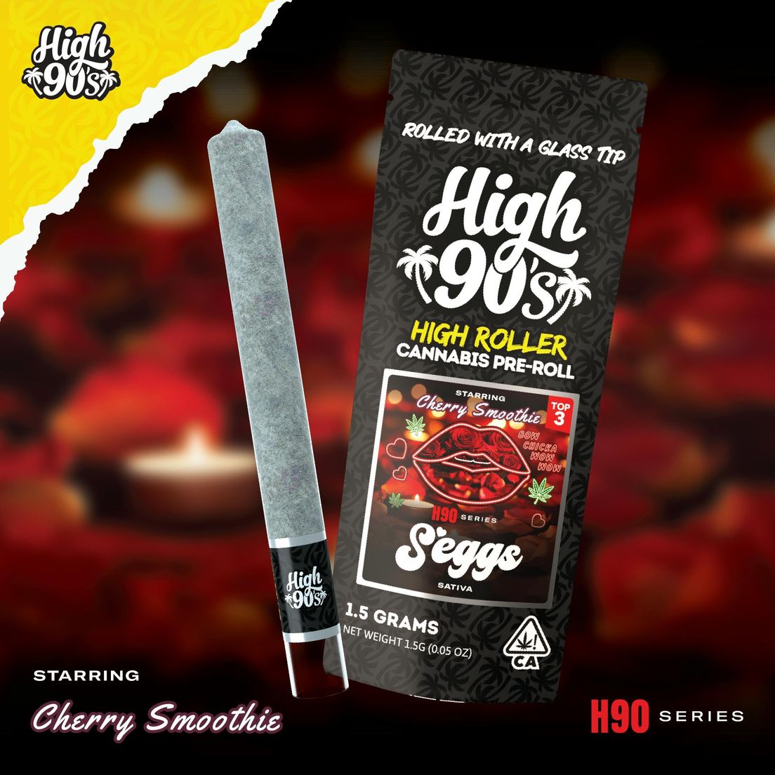 High 90s- Seggs High Roller Preroll 1.5g (S)