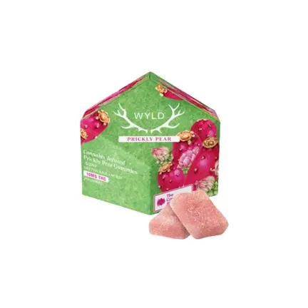 Wyld Fruit Chews Prickly Pear 100mg
