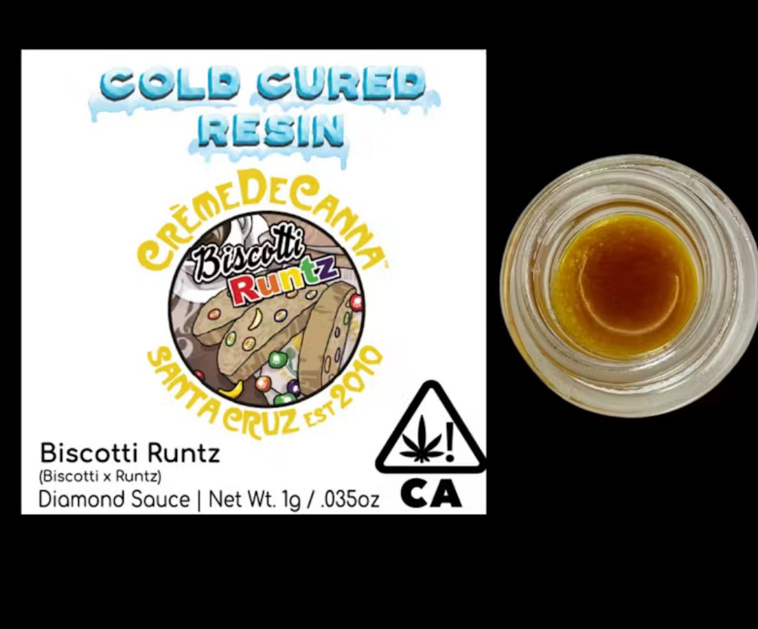 Creme De Canna - Cold Cured Resin - Diamond Sauce - Biscotti Runtz - 1g