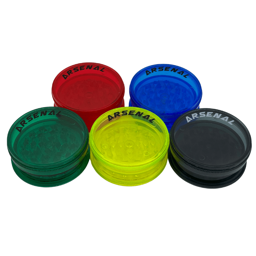 SAGA Arsenal Clear Neon 60mm 3-Pc Acrylic Grinder