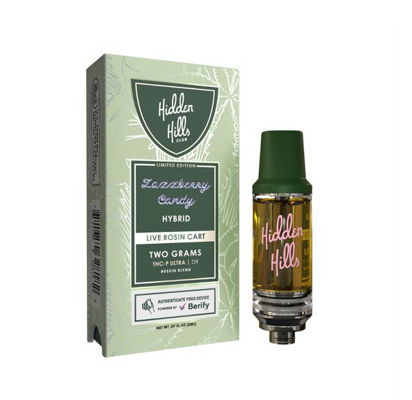 Hidden Hills 2G Carts Bussin Blend Zazzberry Candy