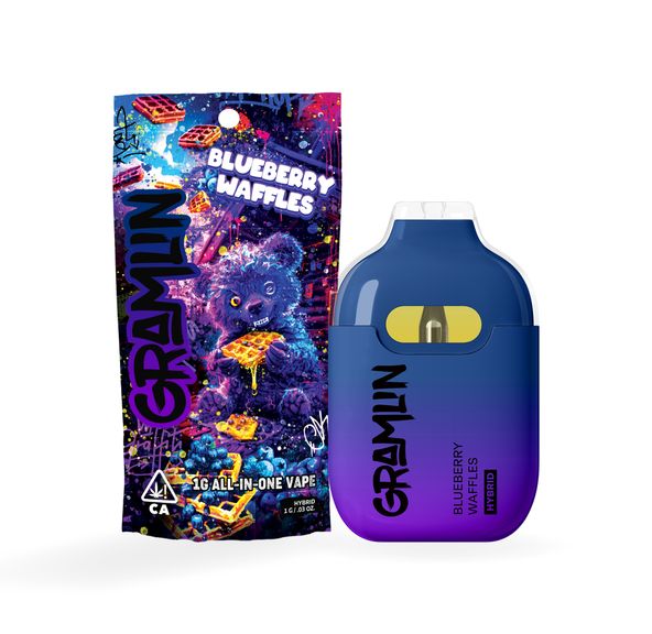 Gramlin - AIO Vape - 1g - Blueberry Waffles