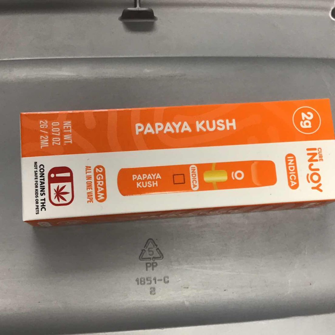 Papaya Kush Injoy Disposable 2G