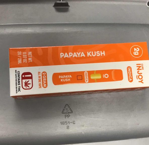 Papaya Kush Injoy Disposable 2G