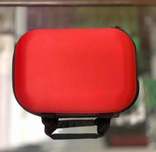 Glass Pipe Travel Case - Red