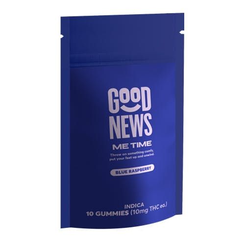 Good News Me Time Blue Raspberry 10mg Gummy
