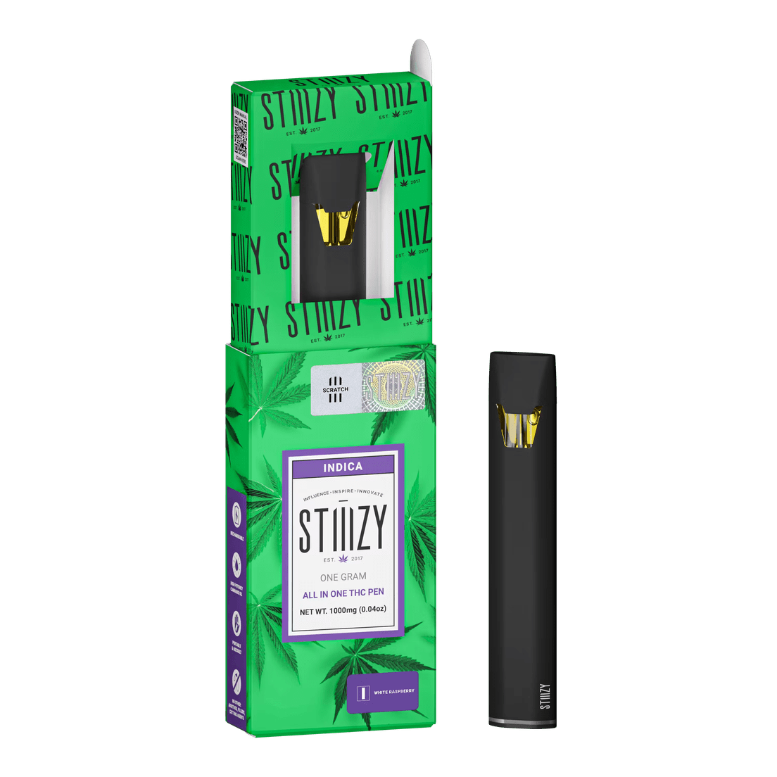 STIIIZY - White Raspberry - 1g All-In-One