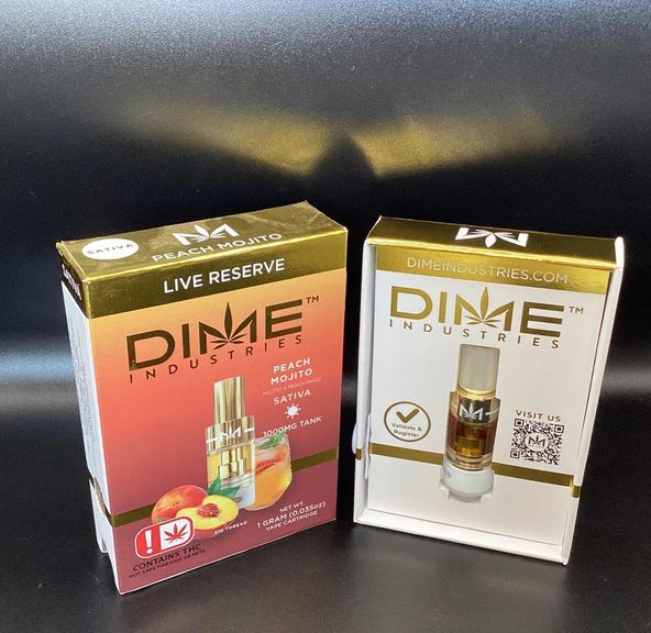 PEACH MOJITO LIVE 1000MG TANK