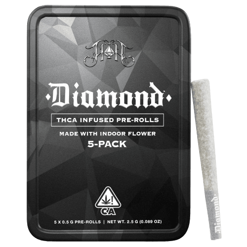 Heavy Hitters Diamond Infused Pre-roll 5pk J1 2.5g