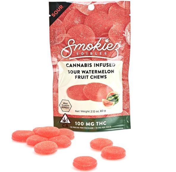 Smokiez - Watermelon Fruit Chews 100mg