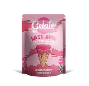 Gelato - 100mg Last Bite Cones (Strawberry Chocolate)
