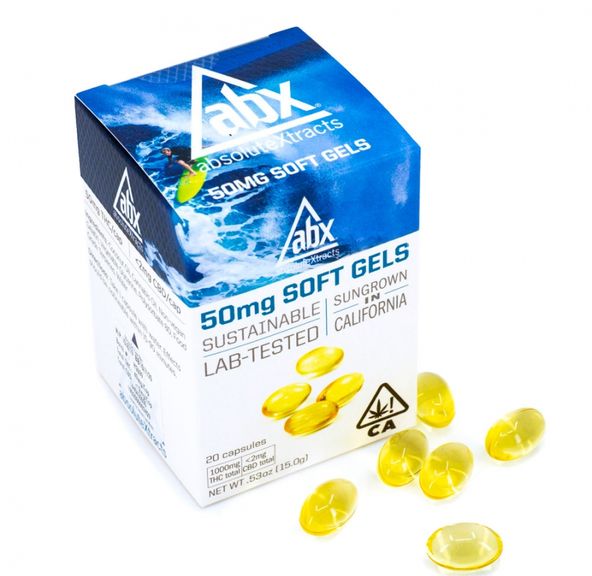 ABX - Soft Gel - THC - 50mg - (20ct)