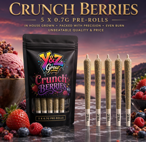0.7G Pre-Roll: Crunch Berries (H) 5 Pack
