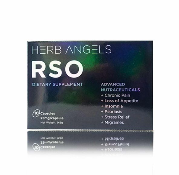 25mg THC RSO x 10 Capsules - Herb Angels