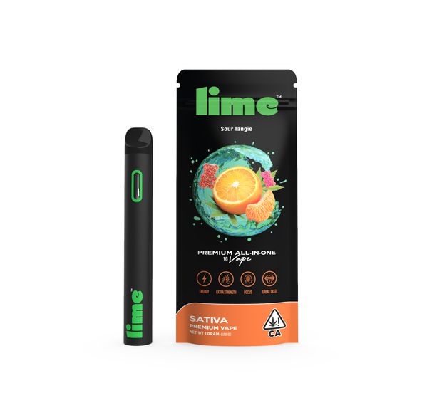 G. Lime 1g THC Disposable Vape Pen - Sour Tangie (S)