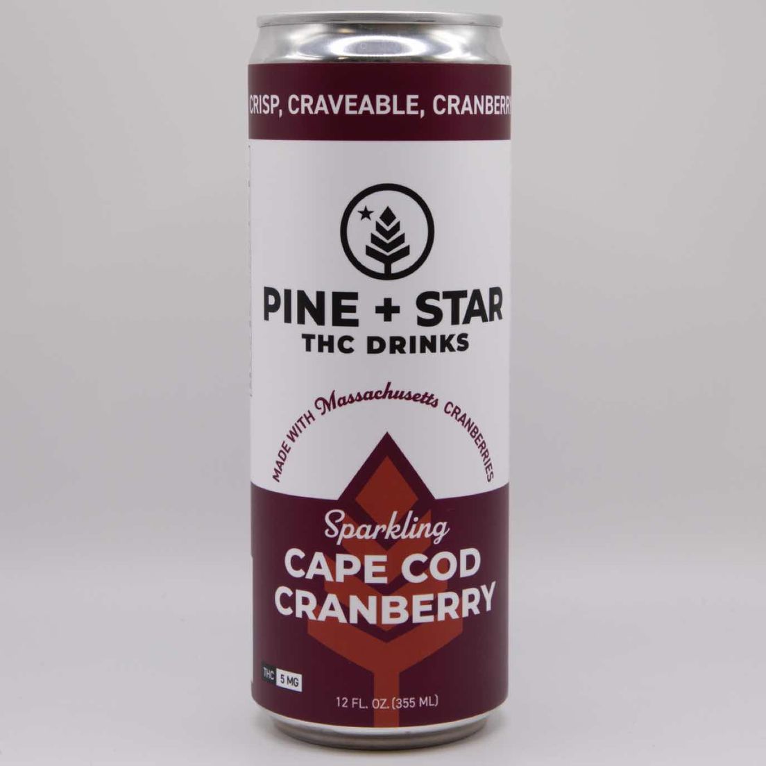 Cape Cod Cranberry | 5mg Sparkling Juice | Pine+Star x Novel Bev. Co.