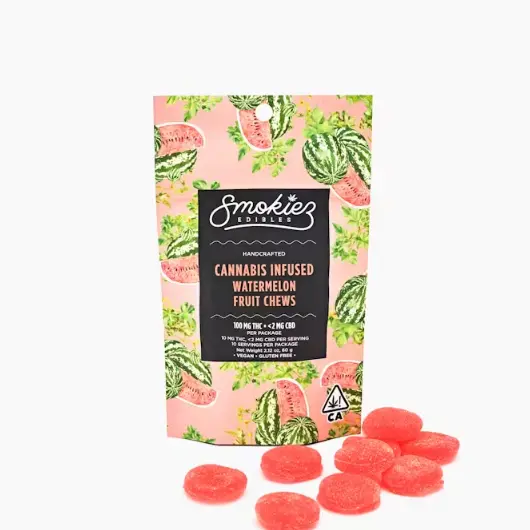100mg Fruit Chews - Watermelon 60.00 g