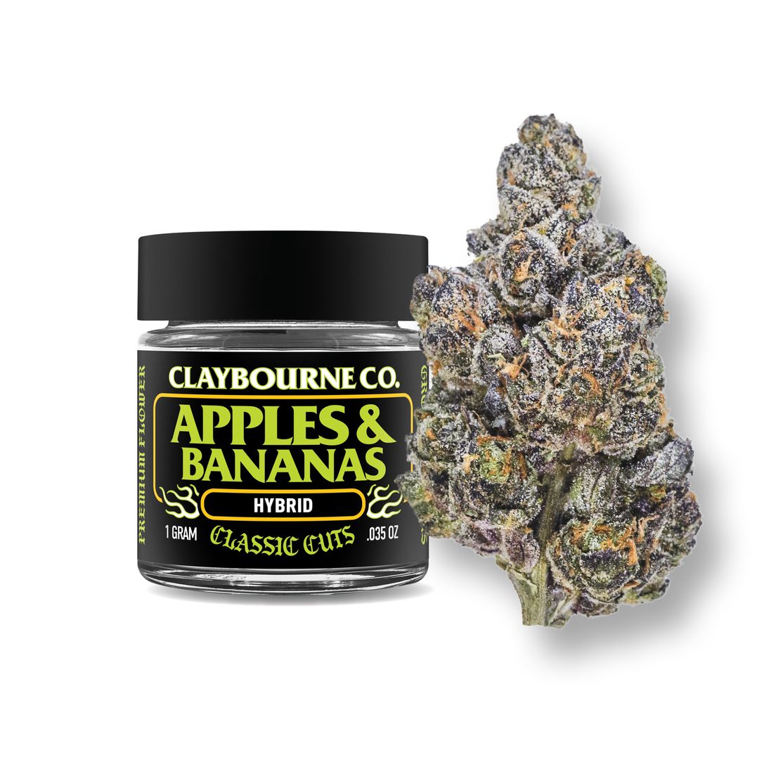 Claybourne | Flower | 1g | Apples & Bananas