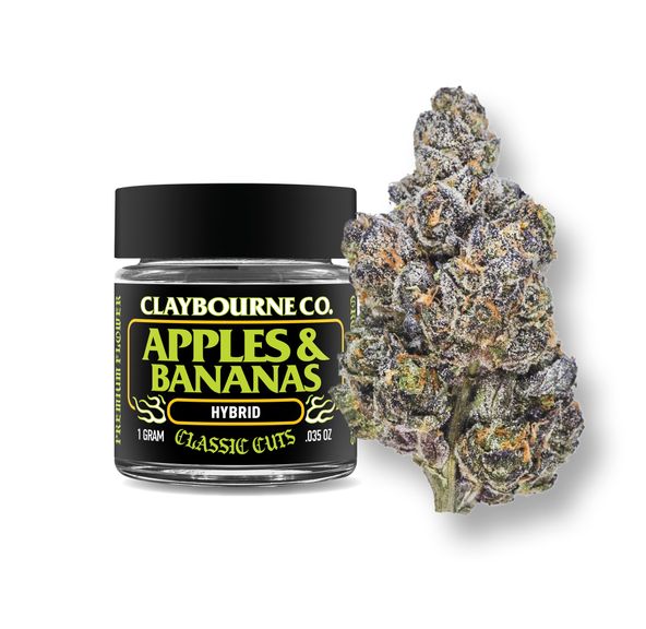 Claybourne | Flower | 1g | Apples & Bananas