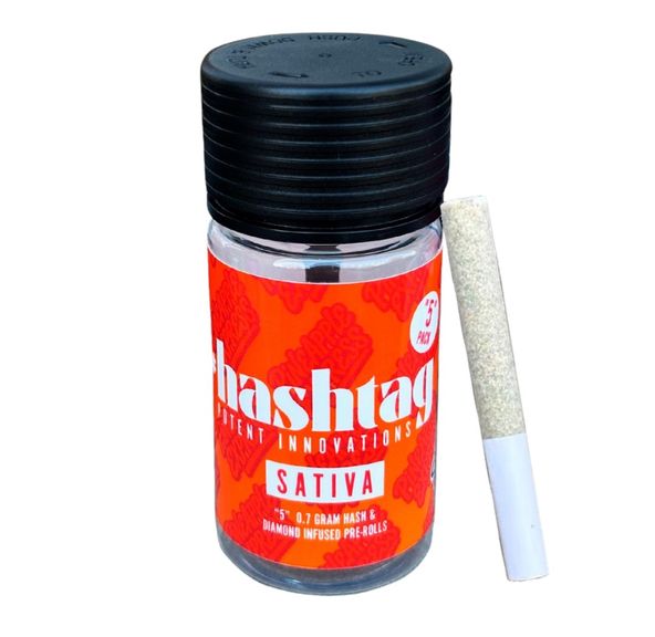 Hashtag Infused Pre-roll 5pk Pineapple Express 3.5g