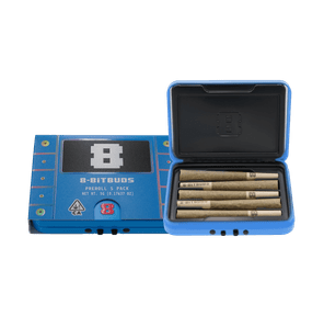 8 Bit Buds - (x5) 1g Preroll - 5g - Lemon Cherry Gelato