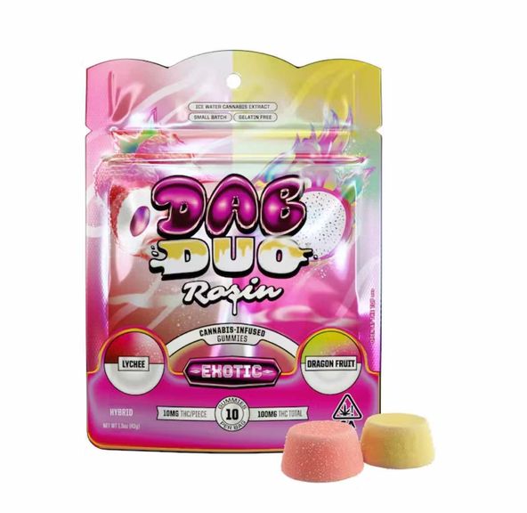 Absolute Xtracts Dab Duo Gummies Exotic 100mg