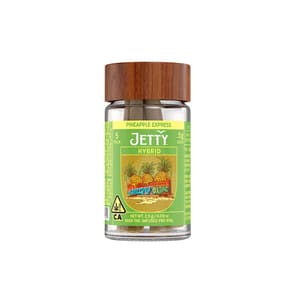 Jetty High THC Infused Pre-roll 5pk Pineapple Express x Pink Certz 2.5g