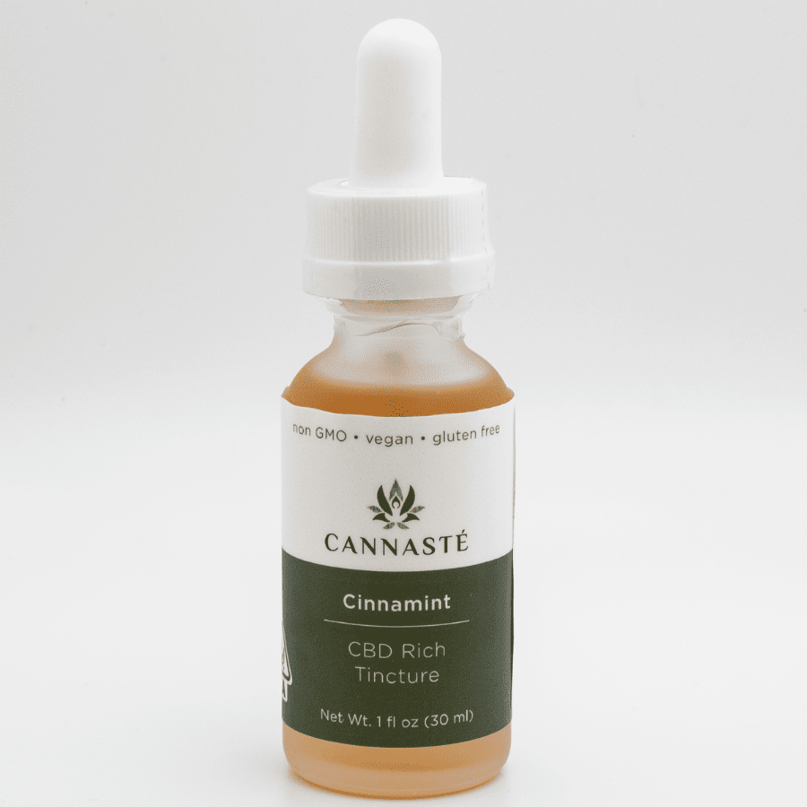 Cinnamint  CBD Rich Non-GMO, Vegan and Gluten Free Tincture (30 ml)