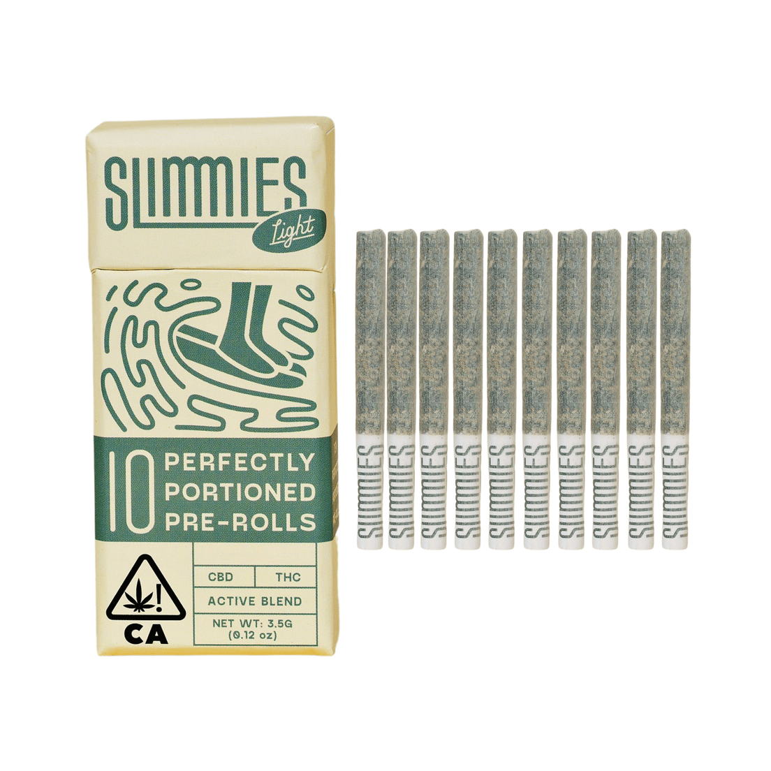 Slimmies | Prerolls | 10 x .35g | CBD/THC | Light | Apple Fritters