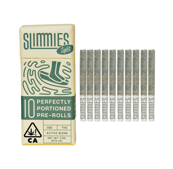 Slimmies | Prerolls | 10 x .35g | CBD/THC | Light | Apple Fritters