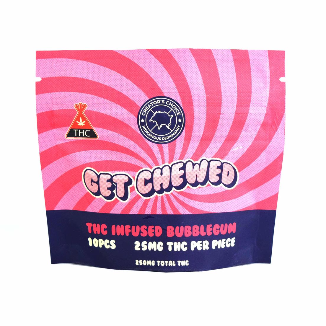 Creator's Choice | Get Chewed | THC Bubblegum | 250mg | $25.00