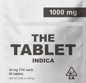 The Tablet Indica 20mg 50pk 1000mg