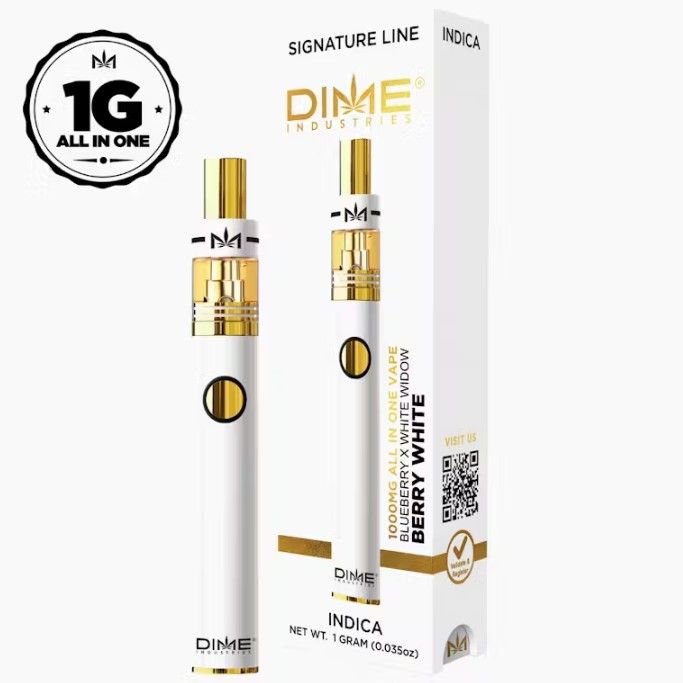 Dime Industries - Berry White Signature Line 1000MG Cartridge Tank 1g