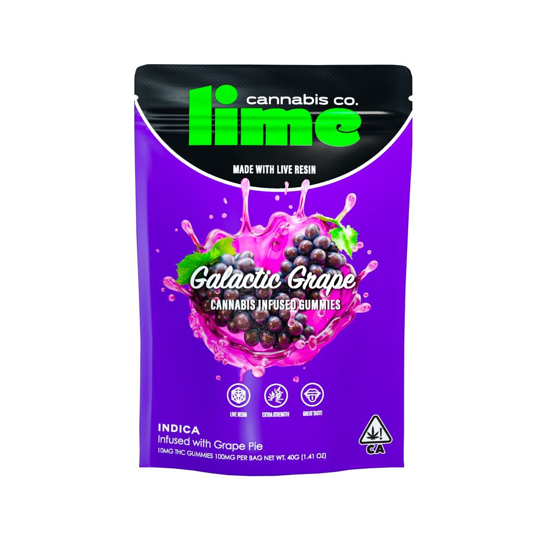 100mg Gummies | Galactic Grape