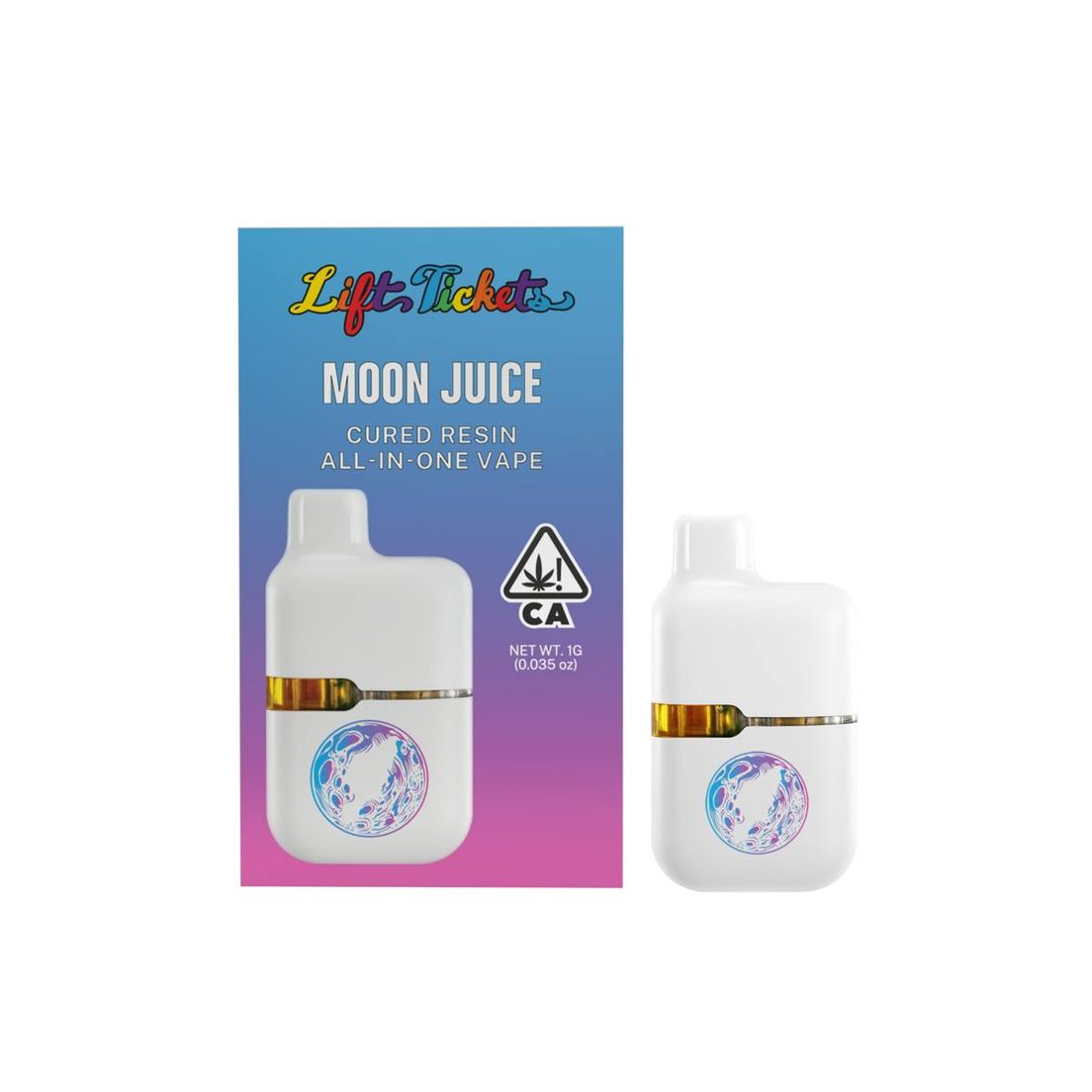 Lift Tickets - AIO Vape - Moonjuice - 1g - Galactic Jack
