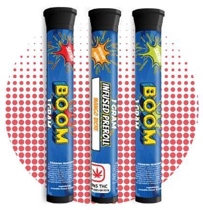 Boom 1g Infused Pre roll - Grapesicle