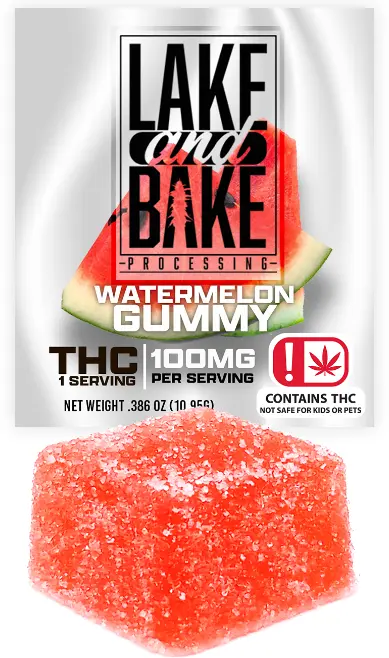 100mg Single Gummy - Watermelon