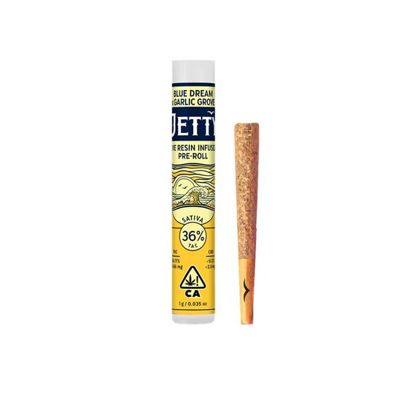 Jetty Live Resin Infused Pre-Roll Blue Dream x Garlic Grove 1g