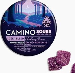 Kiva Confections: Camino Sours Blackberry Dream Deep Sleep