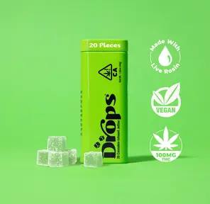 Drops 20pk Lime Gummies 100mg