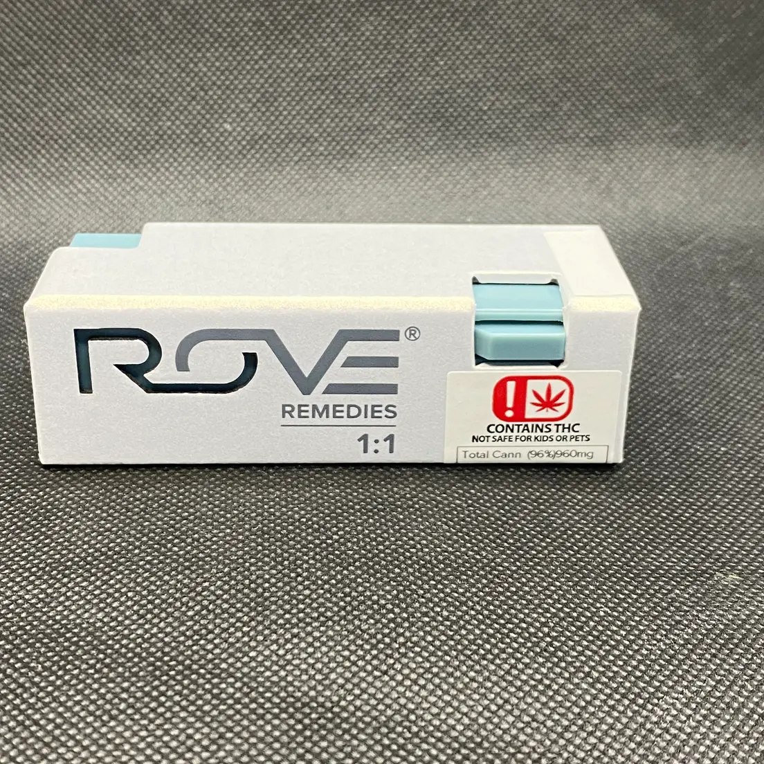 Rove - 1:1 CBD/THC 1.0 Gram Vape Cartridge STRAWNANA