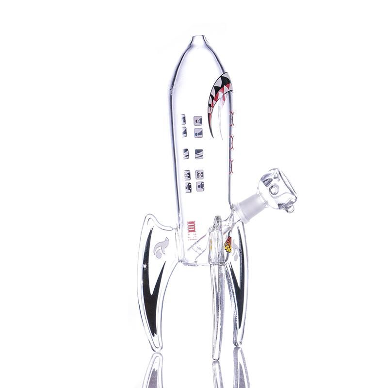 12” Blast Off Rocket Glass Bong