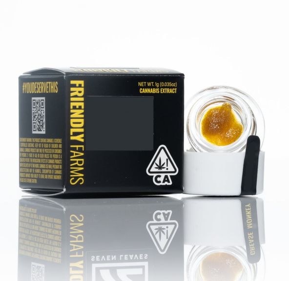 1. Friendly Farms 1g Cured Resin Sauce - Heat Wave (H) **SALE ITEM**