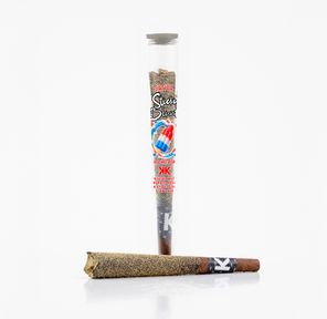 1 x 1g Shatter Infused Sativa Blunt Rocket Pop by KushKraft