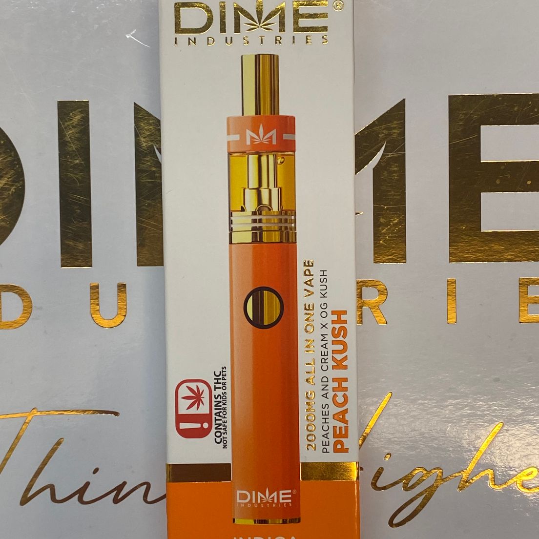 Dime - Peach Kush - 2G Disposable