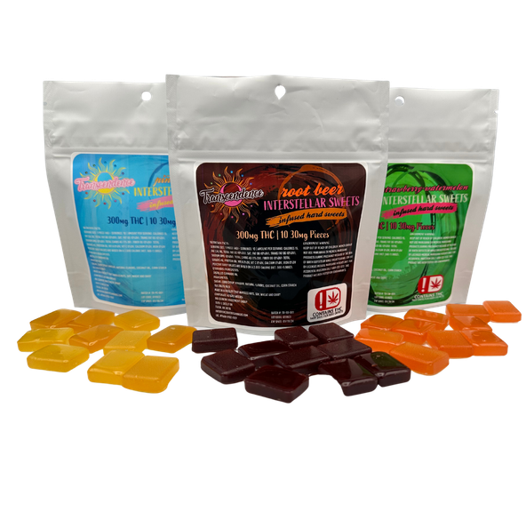 TRANSCENDENCE STRAWBERRY WATERMELON HARD CANDY 250MG
