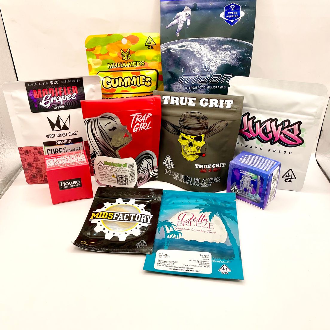 **PICK 5 Deal! $99 Choose Any (5) $45 1/8s, 1g Waxes(House Picks) &/OR 100mg Edibles (5 Items Total)