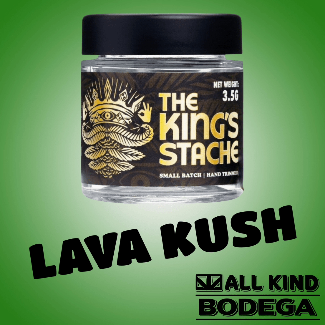 Lava Kush 3.5g Flower (@thekingsstache)